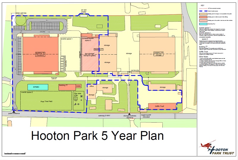 Improved Site Layout, Hooton Park Hangars