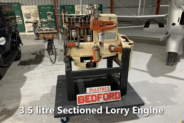 3.5 Litre Sectioned Engine, Hooton Park Hangars